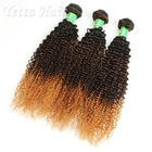 الشعر البكر الهندي طويل مختلط اللون 7A للمرأة السوداء