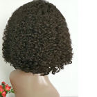 مزدوجة لحمة شعر الإنسان الكامل الرباط الباروكات للنساء السود / 180 ٪ الكثافة جيري مجعد بوب الباروكات